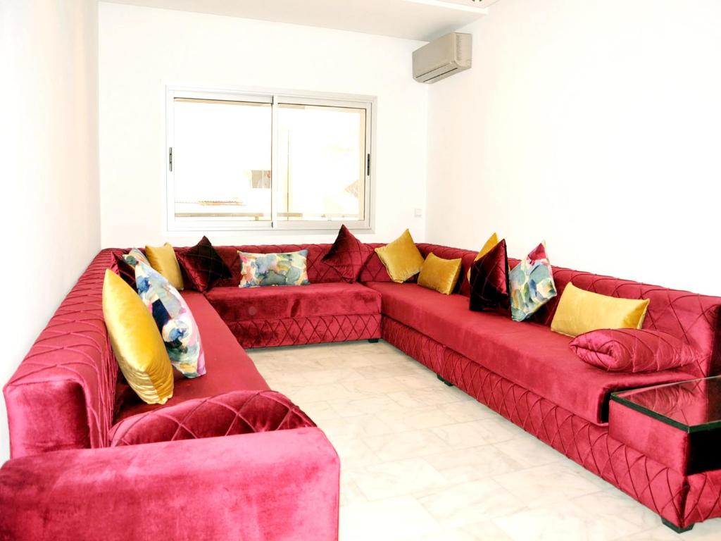Apartment with 2 bedrooms in Casablanca with wonderful city view and terrace 10 km from the beach
