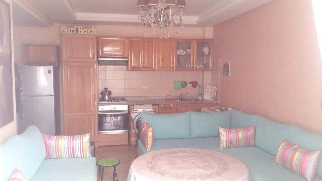 Apartment with one bedroom in Martil with wonderful sea view shared pool and balcony image 2